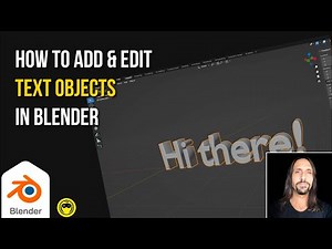 Blender tip: How to add and edit a text object in your project