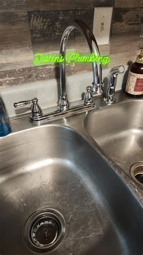 Had to fix our sink because it was leaking and that turned into replacing one thing after another...... Even got the crack out to represent lol. | Justin Winters