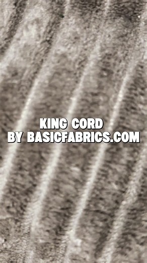 King Cord Contact Us 27 71 130 0010 or sales1@basicfabrics B2B Fabric Wholesaler Fabric by the Roll Hundreds of Choices 65 years of Experience Order online now https://basicfabrics.com/Rolls.aspx?code=upholstery #basicfabrics #affordabletextiles #buyfabriconline #qualityfabricsonline #upholstery