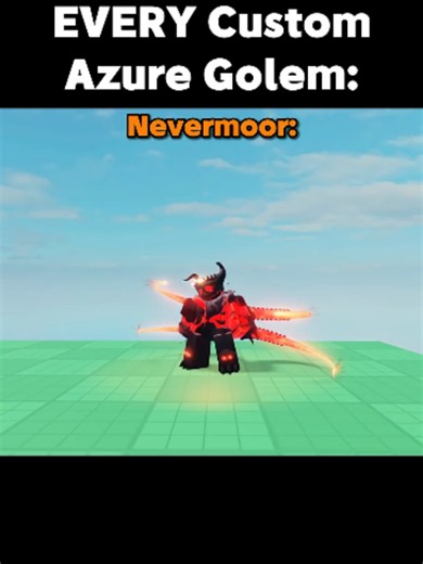 Azure Golem Origins: Every Custom Golem Disclaimer (Forsaken)