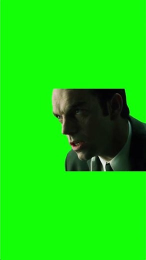 Agent Smith "I hate this place..." The Matrix green screen