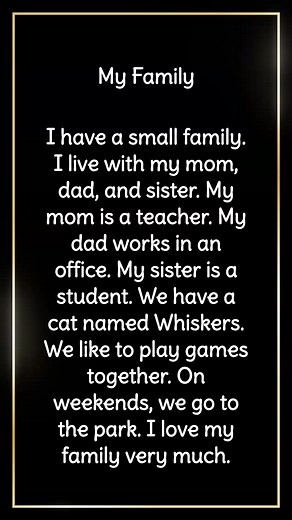 Texto en inglés de nivel A1 para principiantes. practica tu reading. #inglesfacil #a1 #reading #educacion #lectura #clasesdeingles