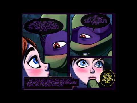TMNT 2012 Donnie and April. Fan Comic #1