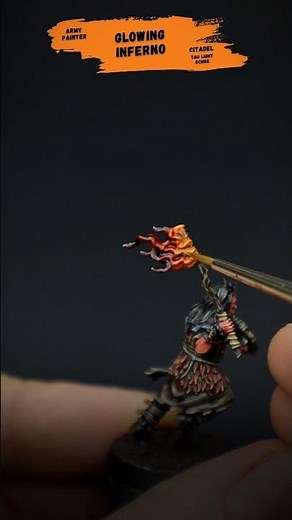 How to Paint Quick and Easy Flames on Your Warhammer Miniatures!