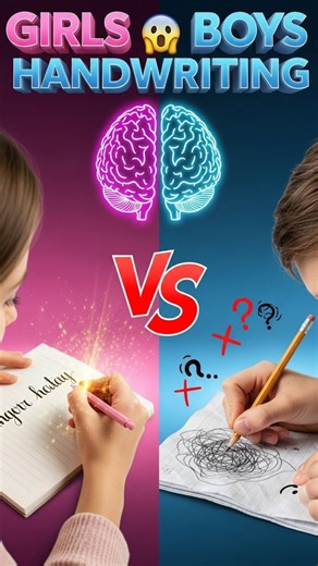 Why Girls Have Better Handwriting? ✍️😱 #psychology