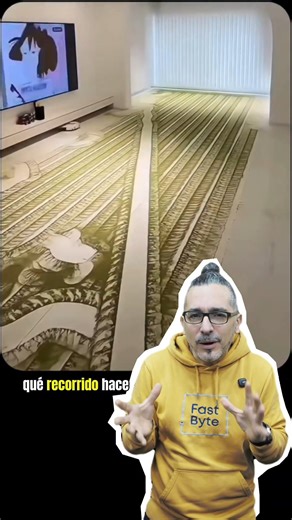 It's amazing 🤯 to see how it does the whole cleaning 🧹 route around the room 🏠 it's hypnotic #roomba