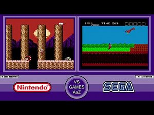 Rygar (NES VS Master System) - Side By Side Comparison Graphics