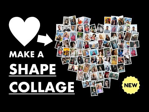 How to Make a Shape Photo Collage