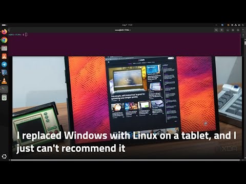 I replaced Windows with Linux on a tablet, and I just can't recommend it