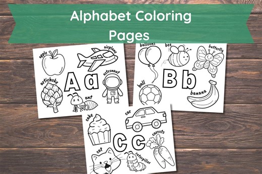 Alphabet Coloring Pages, Preschool Coloring Pages, Preschool Printable, Preschool Activity, Preschool Letters, Letter Preschool Worksheet - Etsy UK