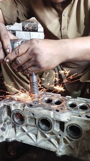 Ensuring the valve guide and seat are perfectly concentric.Removing carbon buildup from the head.