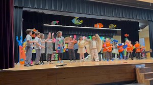 1.1K views · 16 reactions | Amelia, the Rainbow Fish and our 2nd graders song together  | Mettawee Community School | Facebook