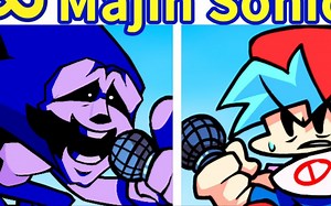 Friday Night Funkin'_ VS Majin Sonic Full Week _Secret Song FNF Mod HARD_ Sonic.