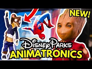 NEW Disney Parks Animatronics and Robots | INCREDIBLE Disney Imagineering Robots