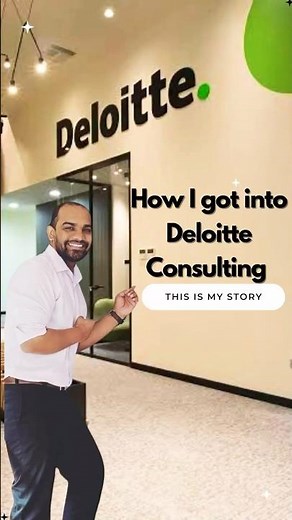How I got into Deloitte Consulting | Deloitte Interview Process #big4 #careergrowth #mba