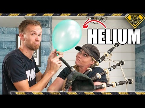 Playing a Bagpipe with Helium