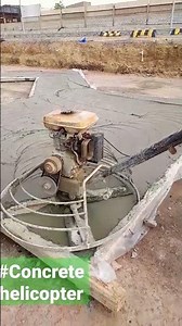 finishing work using helicopter