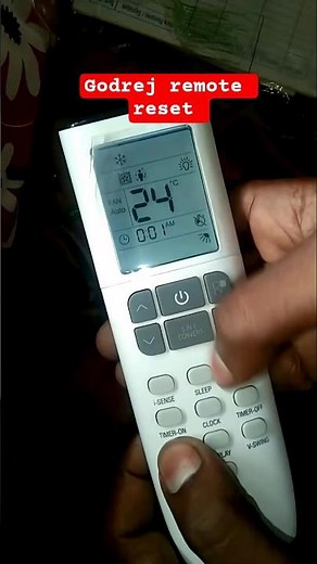 how to reset Godrej AC remote/Godrej AC Remote ko reset kaise karen/Godrej remote reset #viral