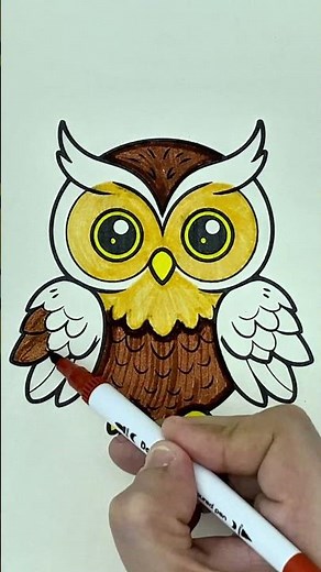 Easy Owl Coloring for Kids Anyone Can Try!