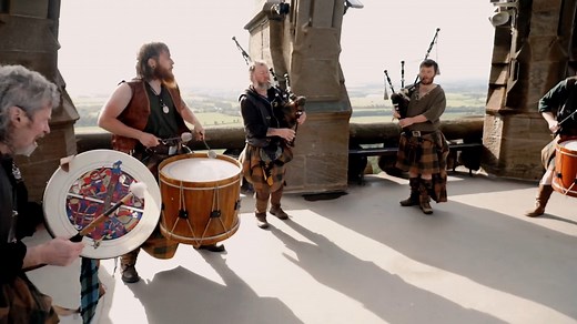The primal beats and powerful bagpipe melodies of Scotland's premier tribal band Clann An Drumma inspires the inner warrior and gets the blood pumping! | Music Crowns