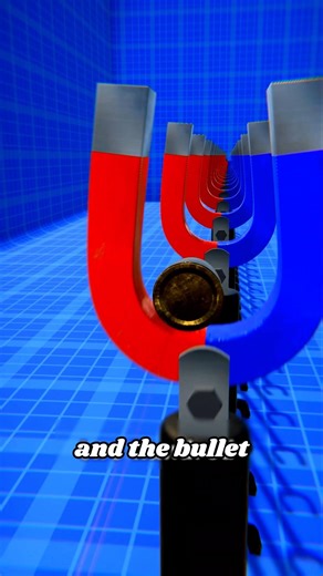 Can a magnet stop a bullet in midair?!!!!😱