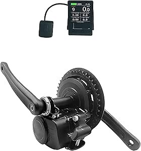 Tongsheng OSF Electric Bike Conversion Kit TSDZ2B Torque Sensor Mid Drive Motor E Bike Conversion Kit 500W 750W with 860C Open Source Firmware Display for 68-73mm MTB Tricycle Road Bicycle