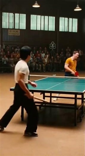 Bruce Lee Plays Tennis With Nunchaku