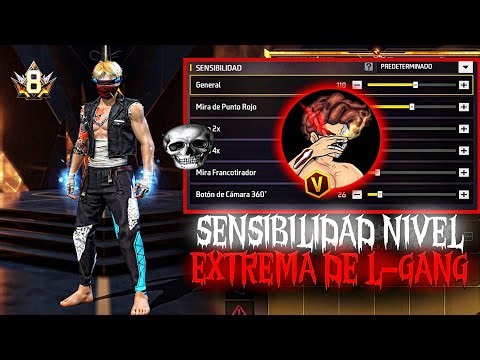 ⚙️MEJOR SENSIBILIDAD 2026 DE L-GANG👹 Para DAR TODO ROJO🩸 EL MEJOR JUGADOR DE LATAM!