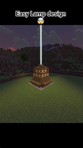 Easy Lamp design 🤯 #minecraft #bedwars #mincraftpvp #gaming #skywars #minecraftbuilding