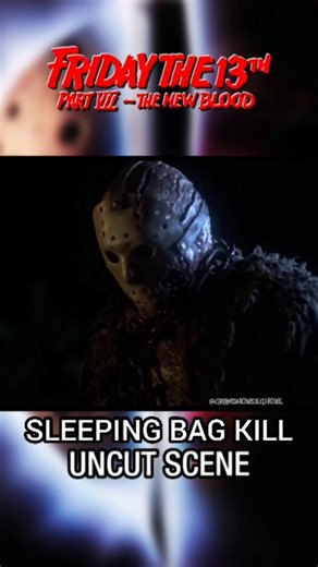 Grindhouse Ghoul | Uncut & Unfiltered! Watch the legendary sleeping bag kill from Friday the 13th Part VII in all its bloody glory—something the MPAA... | Instagram