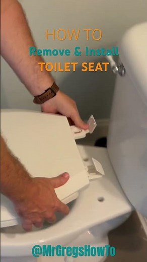 HOW TO Remove & Install a Toilet Seat!