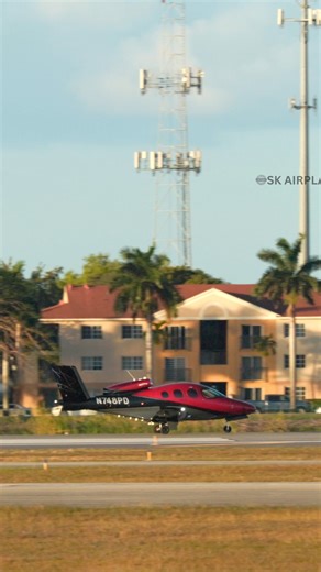 596K views · 17K reactions | Cirrus G2+ Vision Jet | N748PD | Takeoff from Miami (OPF) Airport #businessjet #privatejet #bizjet #planespotting #cirrus #cirrusaircraft | SK Airplanes | Facebook