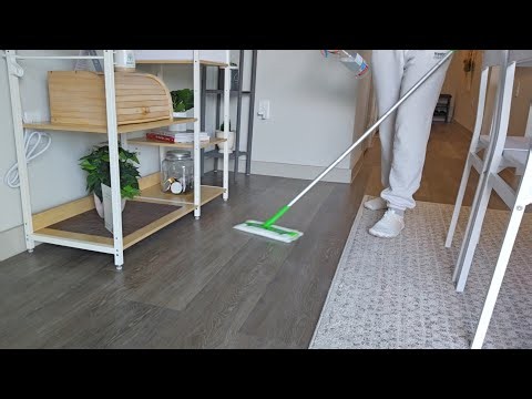 ~ASMR~ Sweeping, Mopping and Vacuuming the floors at my apartment:) No talking!!