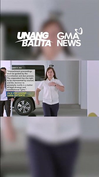 VPSD - “The opinion of a president in an impeachment proceeding is... #shorts | Unang Balita