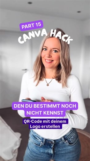 Jenny | Canva Tipps | Content Design | Instagram Marketing on Instagram: "Du willst einen QR-Code, der nicht aussieht wie „Standard“, sondern wie deine Marke? 😍✨ In diesem Reel zeige ich dir, wie du in Canva in wenigen Sekunden einen schönen, gebrandeten QR-Code erstellst – perfekt für Posts, Flyers, Freebies, Angebote oder dein Insta-Branding. Der Hack ist super einfach und ideal für Canva-Anfänger: ➡️ App „Dynamic QR“ öffnen ➡️ Vorlage auswählen ➡️ Link einfügen ➡️ Logo hochladen ➡️ Muster + 