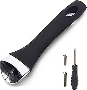 Pan Handle Replacement, 8" Fry Pan Replacement Handle Single Screw with Installment Kit