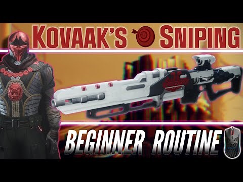 Destiny 2: Kovaak's PC Sniper Guide - Learn How To Snipe Fast & Accurately in PVP / Trials