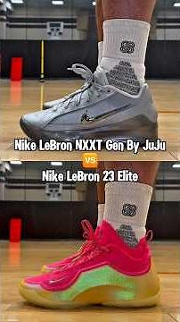 LeBron NXXT Gen By JuJu vs LeBron 23 Elite 🩶🩷 JuJu vs LeBron — who wins? #Nike365