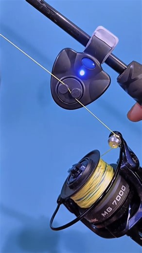 How to install an alarm on your fishing rod #fishing #tutorials #tipsandtricks #shorts #shortviral