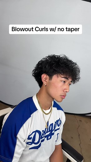 What yall think of this cut? Its a blowout with no taper fade. My client got a blowout with curls with no taper. We just left it dark for a more natural look