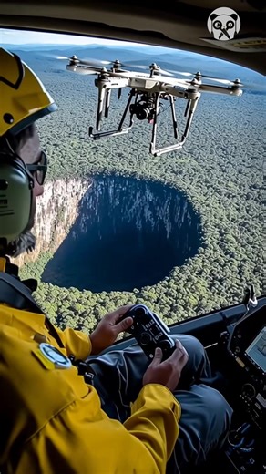 164K views · 575 reactions | Drone explores hole in the earth and finds hell - AI video | Science, Tech and Universe | Facebook
