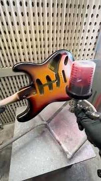 Fender Stratocaster Mexico – 3-Tone Sunburst Nitro Paint Process | Relic’Art Project #762