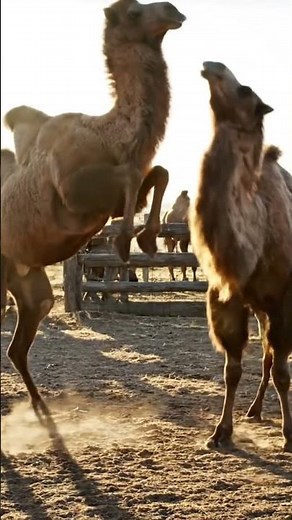 Camel mating and breeding scene 76