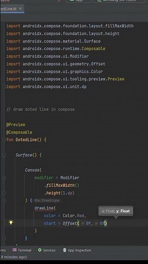 Create Dotted /Dashed line in Jetpack Compose Android Studio