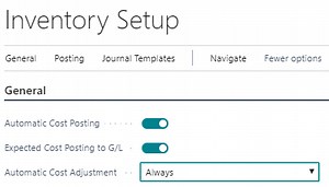 Dynamics 365 Business Central – A walk through of Unit Cost, FIFO Items and the Automatic Cost Adjustment option