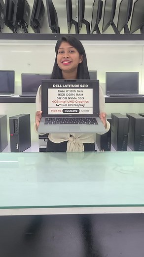 😎 ඕනිම වැඩකට ගැලපෙන i7 10th Gen Lap එකක් 🔥 Dell Latitude 5410 ✔ Intel Core i7 10th Gen ✔ 16GB DDR4 RAM ✔ 512GB NVMe SSD ✔ 4 GB Intel UHD Graphics ✔ 14