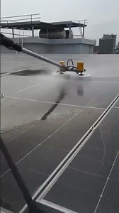 Manual Solar Panel Cleaning Brush - How to Clean & Boost Efficiency Yourself #solarpanelcleaning