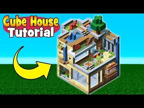 Minecraft Tutorial: How To Make A Creative Cube House