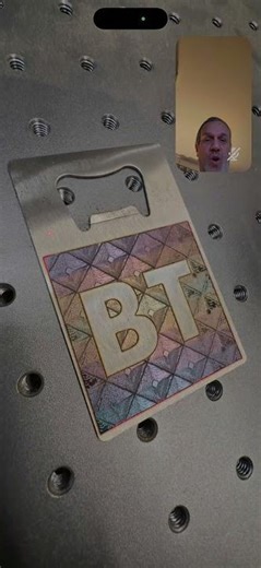 Class on laser color engraving #engraving