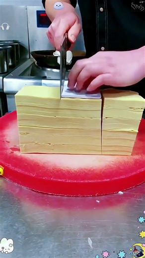 Food ingredient cutting benchmark process #food #productivity